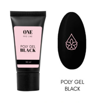 Полігель ONE POLYGEL BLACK (tube), 30 ml