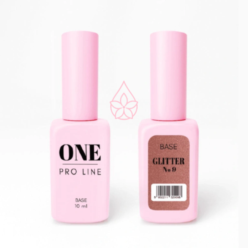 База з глітером ONE BASE GLITTER 9