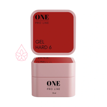 Гель для нарощення ONE GEL HARD 6, 15 ml