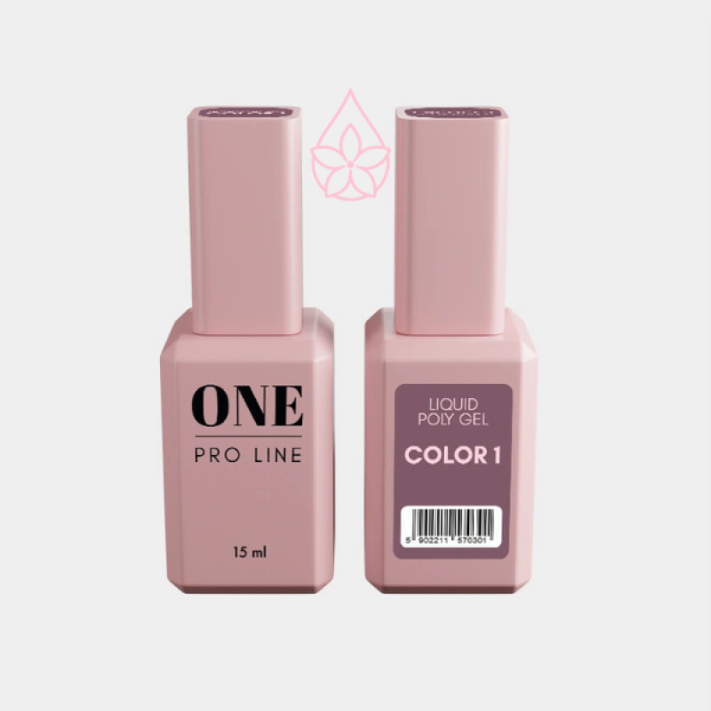 Рідкий полігель ONE LIQUID GEL COLOR 1, 15 ml   