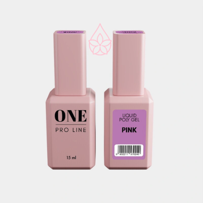 Рідкий полігель ONE LIQUID POLYGEL PINK