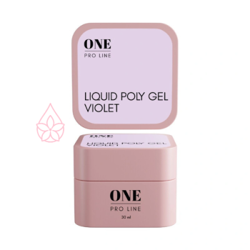 Рідкий полігель ONE LIQUID GEL VIOLET, 30 ml   