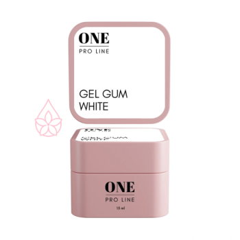 Гель ONE GEL GUM WHITE, 15 ml