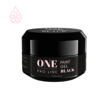 Гель-фарба ONE PAINT GEL BLACK, 5ml