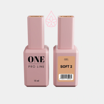Гель для нарощення ONE GEL SOFT 2, 15 ml