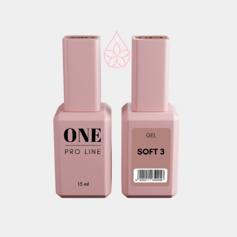 Гель для нарощення ONE GEL SOFT 3, 15 ml