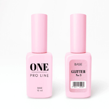 База з глітером ONE BASE GLITTER 3