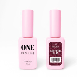 Гель-лак ONE GLITTER 15