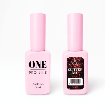 Гель-лак ONE GLITTER 9