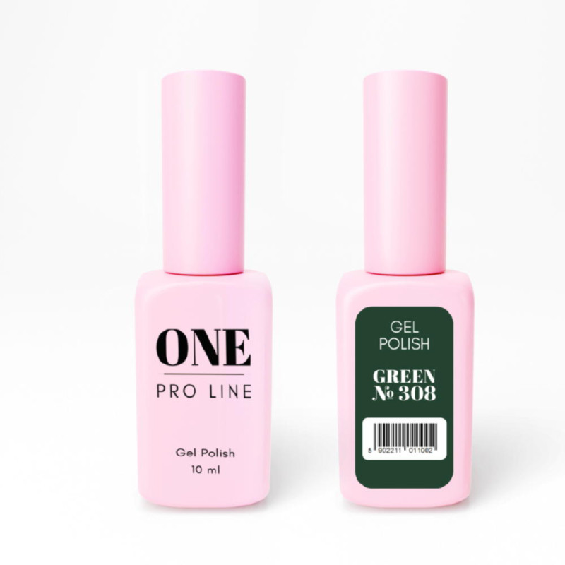 Гель-лак ONE GREEN 308