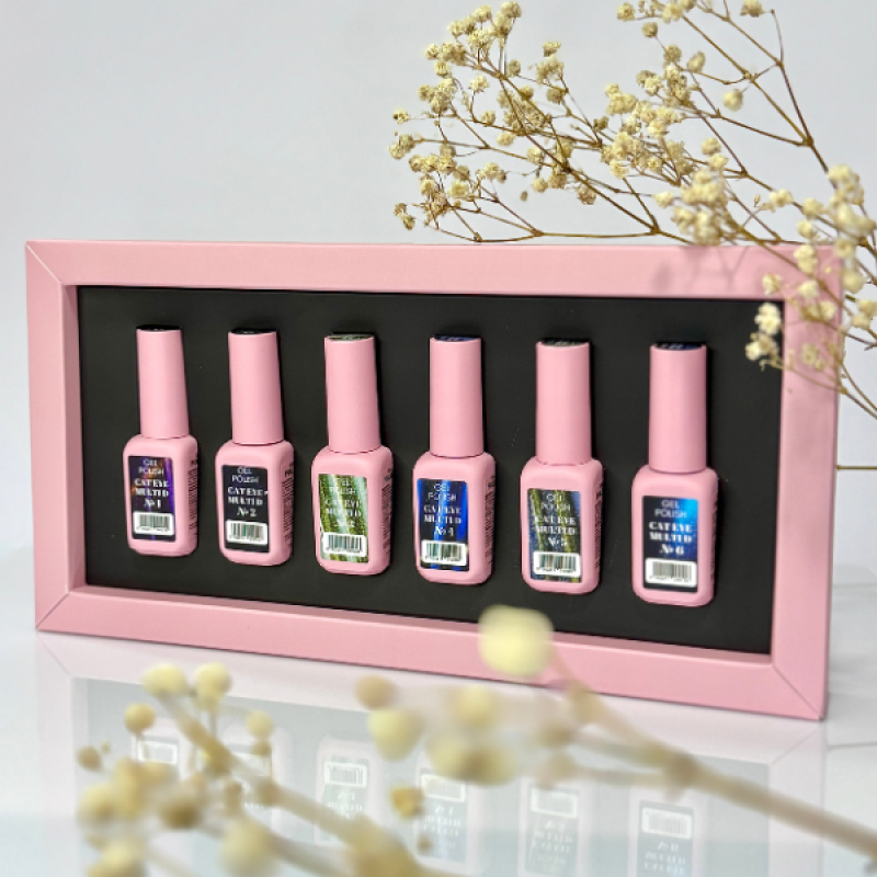 Набір гель-лаків CAT EYE MULTI D SET