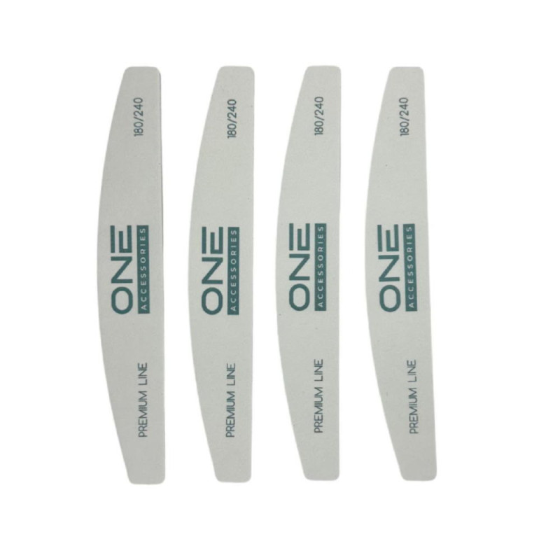 Пилочки для нігтів NAIL FILE "PREMIUM LINE" 180/240 (4шт)