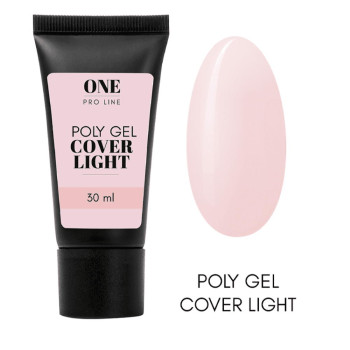 Полігель ONE POLYGEL COVER LIGHT (tube), 30ml