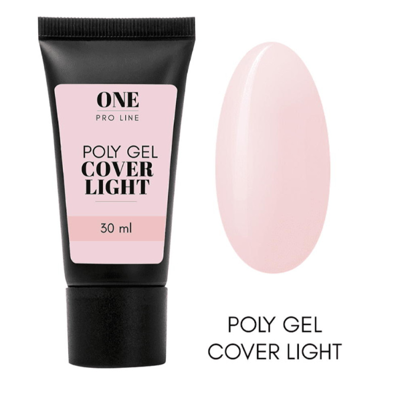 Полігель ONE POLYGEL COVER LIGHT (tube), 30ml