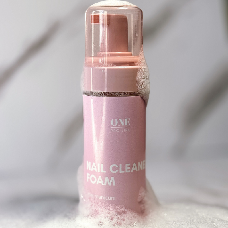 Пінка очищуюча для шкіри рук і нігтів ONE NAIL CLEANER FOAM, 150ml