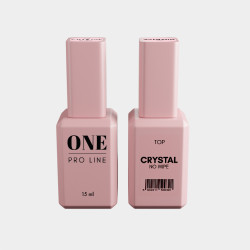 Топ без липкого шару ONE TOP CRYSTAL NO WIPE, 15ml