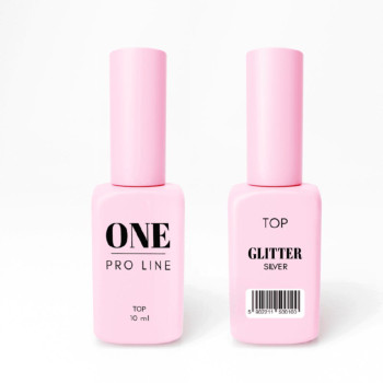 Топ з глітером ONE TOP GLITTER SILVER