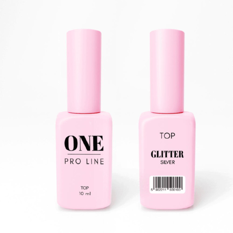 Топ з глітером ONE TOP GLITTER SILVER