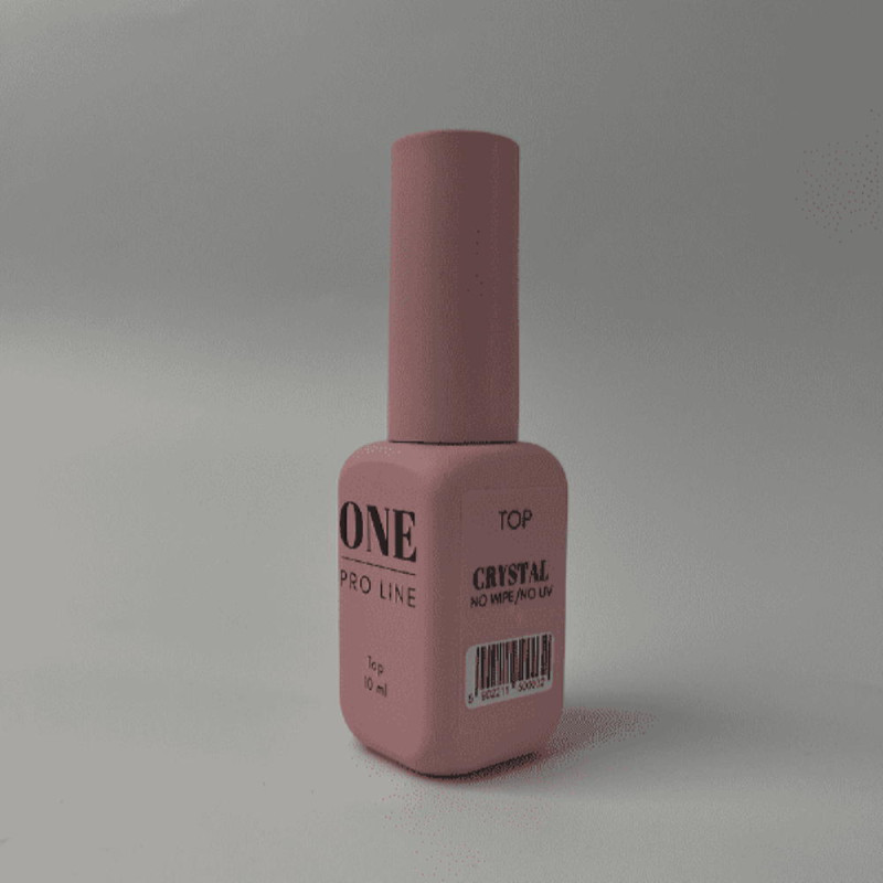 Топ без липкого шару, без УФ-фільтрів ONE TOP CRYSTAL NO WIPE/NO UV, 15ml