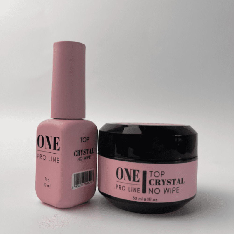 Топ без липкого шару ONE TOP CRYSTAL NO WIPE, 15ml