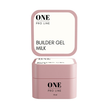 Гель для нарощення ONE GEL MILK, 15 ml