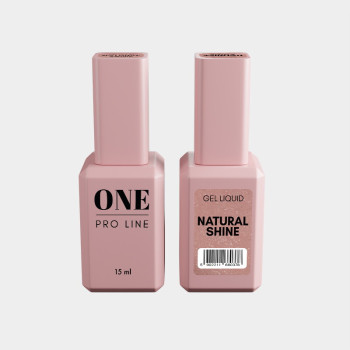 Гель ONE GEL LIQUID NATURAL SHINE, 15 ml