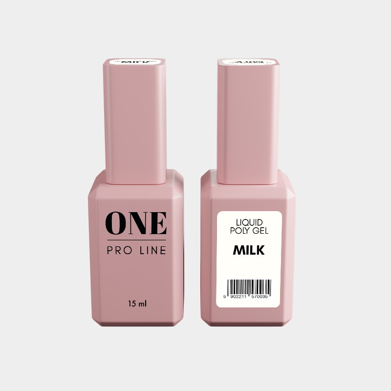 Рідкий полігель ONE LIQUID POLYGEL MILK