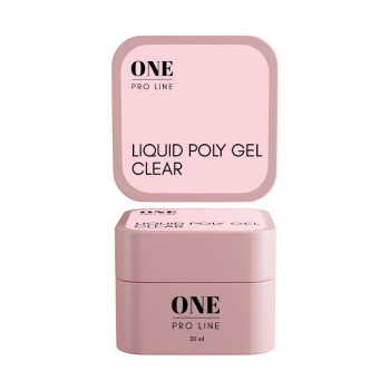 Рідкий полігель ONE LIQUID GEL CLEAR, 30 ml   