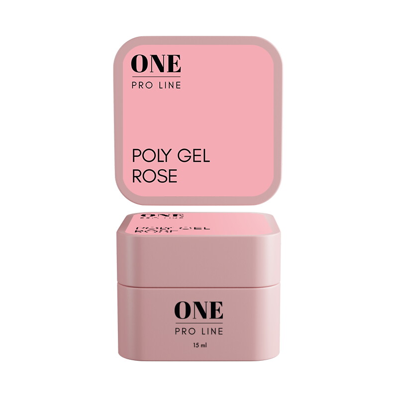 Полігель ONE POLYGEL ROSE, 15ml