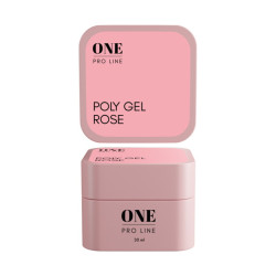 Полігель ONE POLYGEL ROSE, 30ml