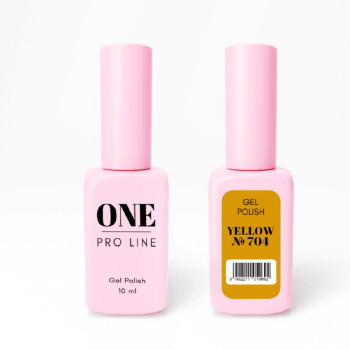 Гель-лак ONE YELLOW 704