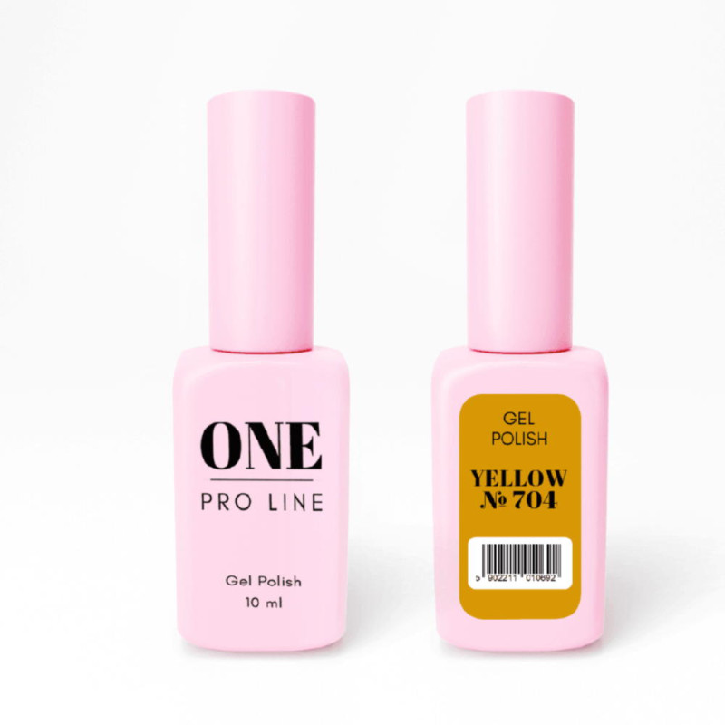 Гель-лак ONE YELLOW 704